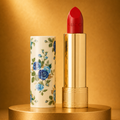 Gucci Rouge à Lèvres Voile Lipstick – Vintage Floral Case Sheer Lipstick