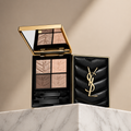 Yves Saint Laurent Couture Mini Clutch Eyeshadow Palette – Quilted Leather Case with Neutral Nude Shades