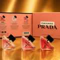 Prada Paradoxe Fragrance Discovery Gift Set for Women (3 x 30ml) – Intense, Virtual Flower, Ruby Paradoxe