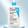 CeraVe SA Smoothing Cleanser (16 FL OZ / 473 mL) Exfoliating Face & Body Wash for Dry, Rough, Bumpy Skin with Salicylic Acid, Ceramides & Hyaluronic Acid