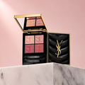 Title Options Option 1 (SEO-Focused): Yves Saint Laurent Couture Mini Clutch Eyeshadow Palette – Quilted Leather Case with Soft Pink & Berry Shades