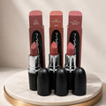 MAC Matte Lipstick Trio – Shades 626 Whirl, 683 Café Mocha, and 666 Sweet Deal