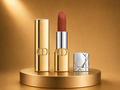 Dior Rouge Gold Edition Matte Lipstick - Luxury Engraved Velvet Nude Lip Color