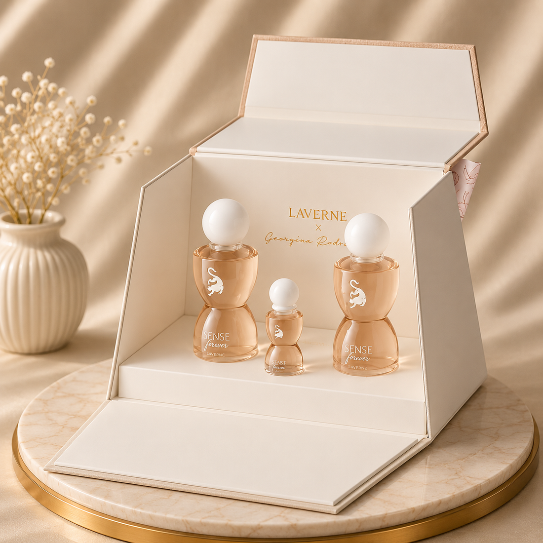 Laverne Sense Forever Luxury Perfume Gift Set – 75ml Eau de Parfum, 75ml Hair Mist & 10ml Mini Perfume