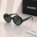 CHANEL 5511 Round Sunglasses – Green Acetate & Green Lenses PREMIUM CLASS