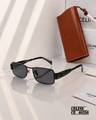 CELINE CL40256I 01D Square Sunglasses – Black & Grey Polarized PREMIUM CLASS
