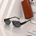 CELINE CL40256I 01D Square Sunglasses – Black & Grey Polarized PREMIUM CLASS