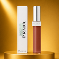 Prada Reflection Glass Lip Gloss B210 – Warm Caramel Terracotta High-Shine Liquid Gloss