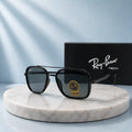 RayBan RB0801 Black Premium Metal Sunglasses