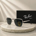 RayBan RB3743 Silver Geometric Sunglasses