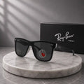 Ray-Ban RB650 Black Shield Polarized Sunglasses