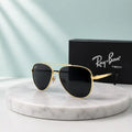 Ray-Ban RB28752 Gold Black Aviator Sunglasses