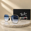 RayBan RB2605 Silver Frame Blue Gradient Sunglasses