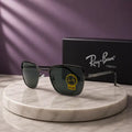 RayBan RB3743 Dark Silver Square Sunglasses