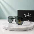 Ray-Ban MS46 Black Silver Aviator Sunglasses