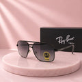 Ray-Ban RB9713 Black Metal Aviator Sunglasses