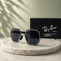 RayBan RB2605 Black & Silver Aviator Sunglasses